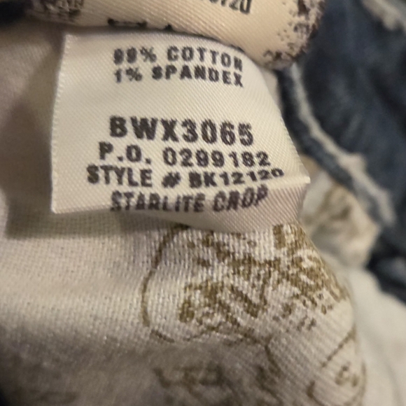 BKE Starlite Womens Flare Stretch Dark Wash Jeans Sz 28 - Picture 8 of 11